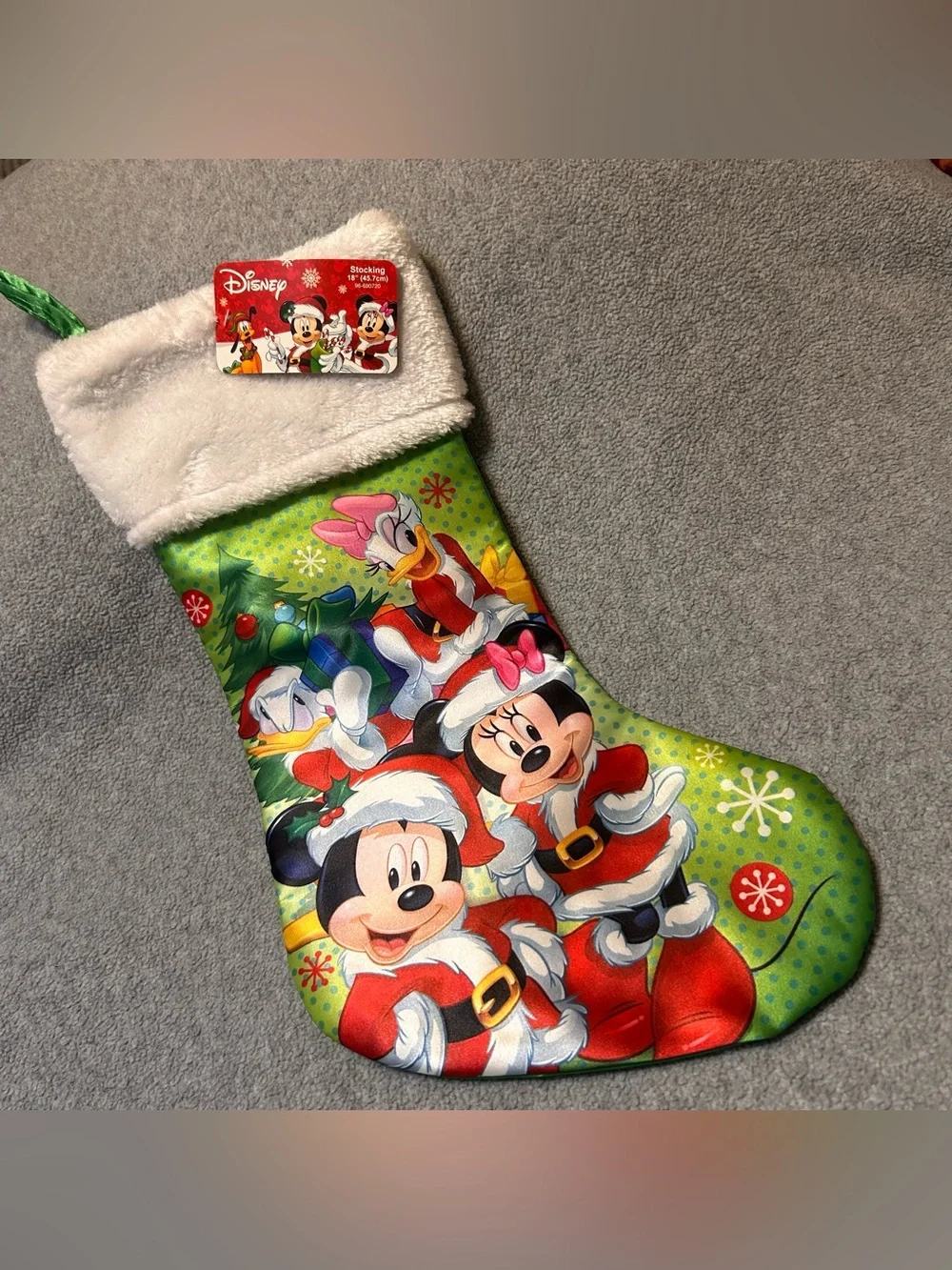 Disney Mickey and Friends Christmas Stocking 18” NWT
